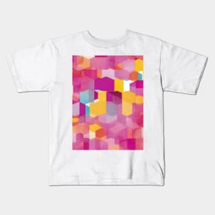 Colorful irregular overlapping graphic Kids T-Shirt